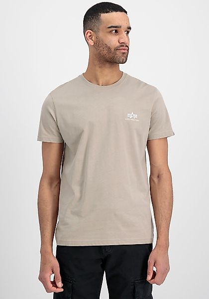 Alpha Industries Rundhalsshirt BASIC T SMALL LOGO Baumwolle, regular fit günstig online kaufen