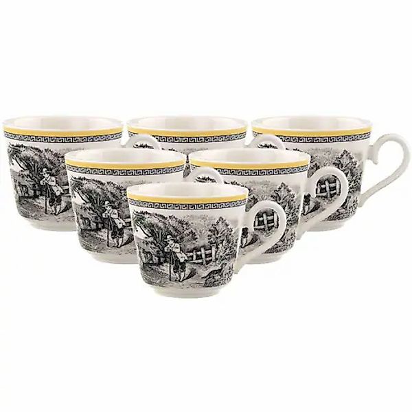 Villeroy & Boch Tasse »Kaffee- / Teetassen Audun Ferme 150 ml 6er Set bunt« günstig online kaufen