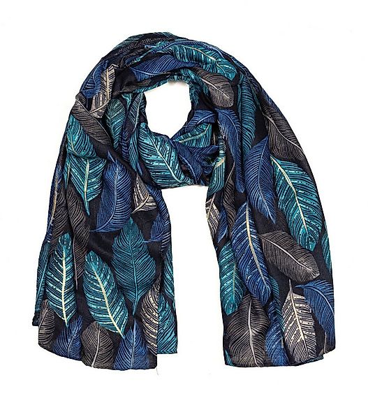 Cassandra Accessoires Schal "Feathers", mit Goldprint günstig online kaufen