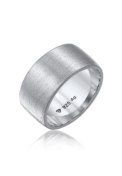 Elli Fingerring Bandring Breit Matt Gebürstet Basic 925 Silber günstig online kaufen