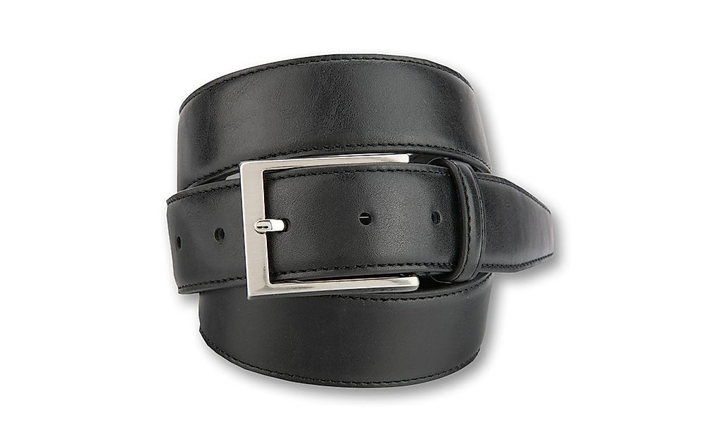 BERND GÖTZ Ledergürtel "Ledergürtel mit getönten Kanten und abgenäht" günstig online kaufen