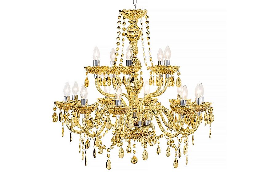 riess-ambiente Kronleuchter CRYSTAL 80cm gold, ohne Leuchtmittel, Wohnzimme günstig online kaufen