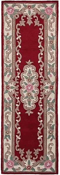 FLAIR RUGS Läufer "Aubusson" rechteckig 10 mm Höhe Wolle, Teppich, Wohnzimm günstig online kaufen