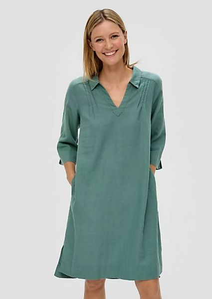 s.Oliver Minikleid Relaxed Fit-Kleid aus Leinenmix günstig online kaufen