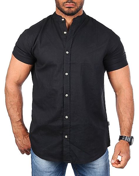 CARISMA Kurzarmhemd Herren Leinen Baumwoll Mix Casual Hemd 9337 Regular Kur günstig online kaufen