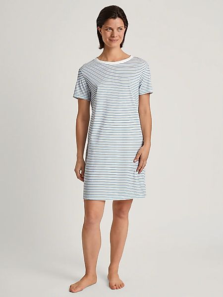 CALIDA Nachthemd "Cotton Stripes", Kurzarm, Single-Jersey-Qualität, Pure Co günstig online kaufen