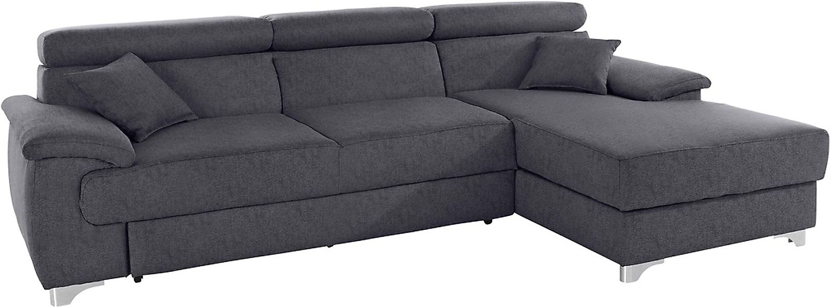 DOMO collection Ecksofa "Mira, inklusive Kopfteilverstellung für mehr Wohlf günstig online kaufen