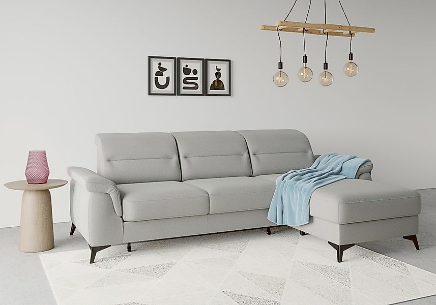 sit&more Ecksofa "Sinatra L-Form" mit Recamiere, optional mit Kopfteilverst günstig online kaufen