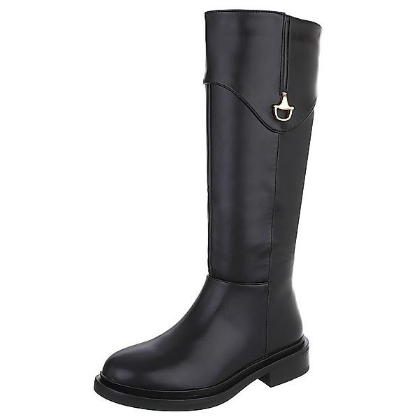 Ital-Design Elegante knöchelhohe Stiefel für Damen, günstig online kaufen