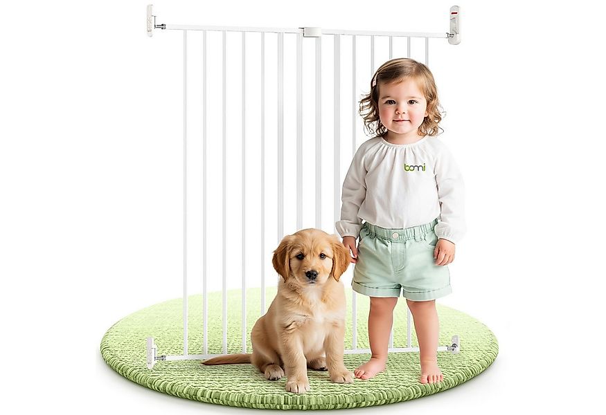 BOMI Treppenschutzgitter Türschutzgitter für Haus & Garten Maja 69-142 cm, günstig online kaufen