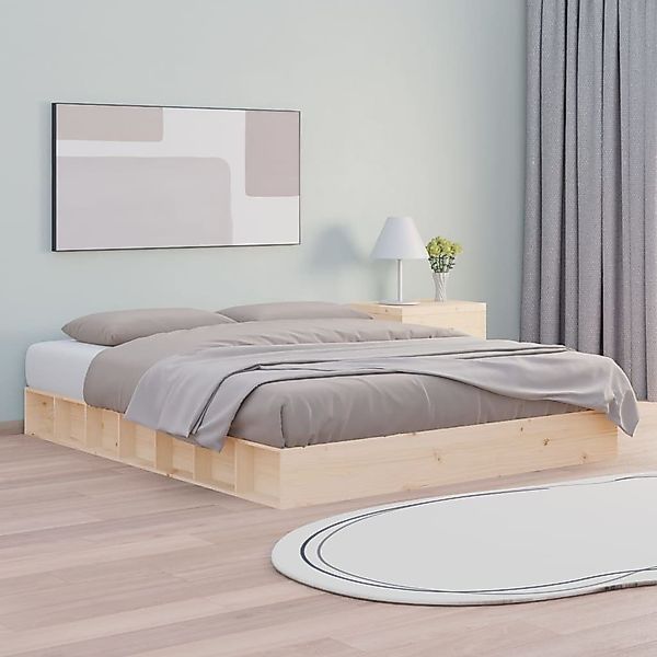 furnicato Bettgestell Massivholzbett 180x200 cm (1-tlg) günstig online kaufen
