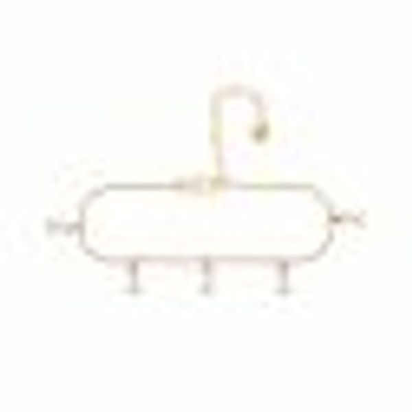 Armband 925/- Sterling Silber vergoldet Anhänger Zirkonia Baguette günstig online kaufen