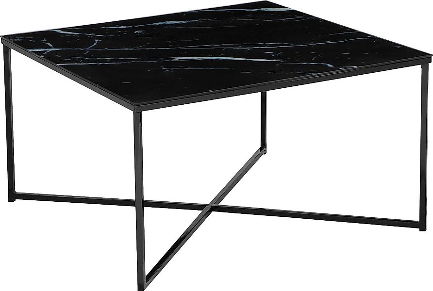 SalesFever Couchtisch, Eleganz trifft Funktion: Tischplatte in Marmoroptik günstig online kaufen