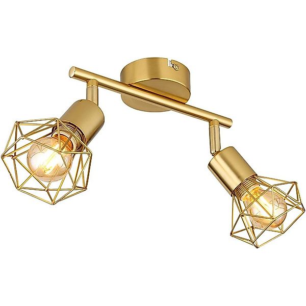 GLOBO LIGHTING Deckenleuchte Deckenleuchte Wohnzimmer Gold günstig online kaufen