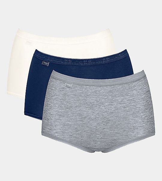 sloggi Maxislip "Basic+", (3er Pack), Baumwollmischung, weiche Nähte, Singl günstig online kaufen