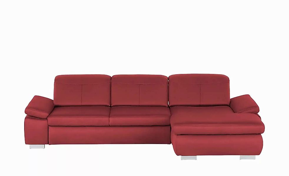 Lounge Collection Ecksofa aus Mikrofaser Kathrin ¦ rot ¦ Maße (cm): B: 309 günstig online kaufen