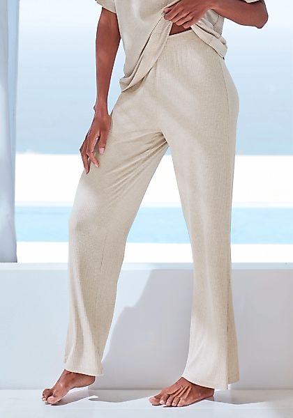 s.Oliver Pyjamahose, in elastischer Rippware günstig online kaufen