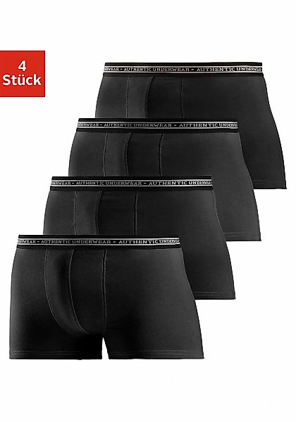 AUTHENTIC UNDERWEAR "Boxershorts für Herren" Packung, 4 Stk., schwarzer Web günstig online kaufen