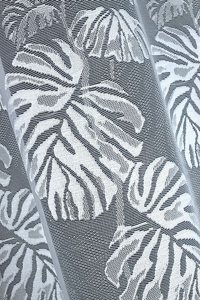 QBTEXTIL Gardine MONSTERA, Jacquard - Stoff, günstig online kaufen