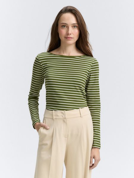TOM TAILOR Langarmshirt mit Streifen Muster günstig online kaufen