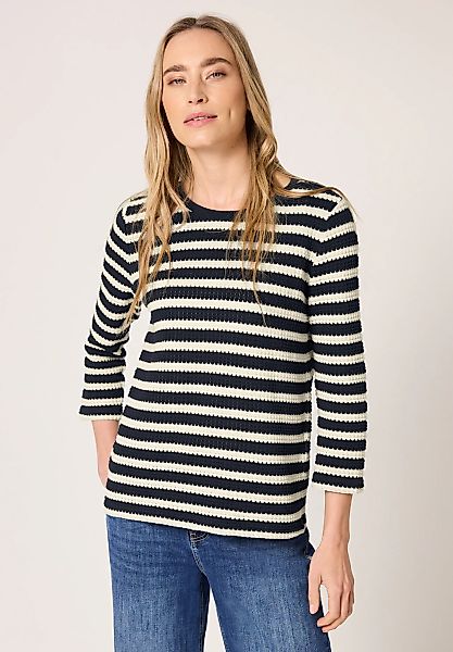 STREET ONE 3/4-Arm-Shirt mit U-Boot-Ausschnitt günstig online kaufen