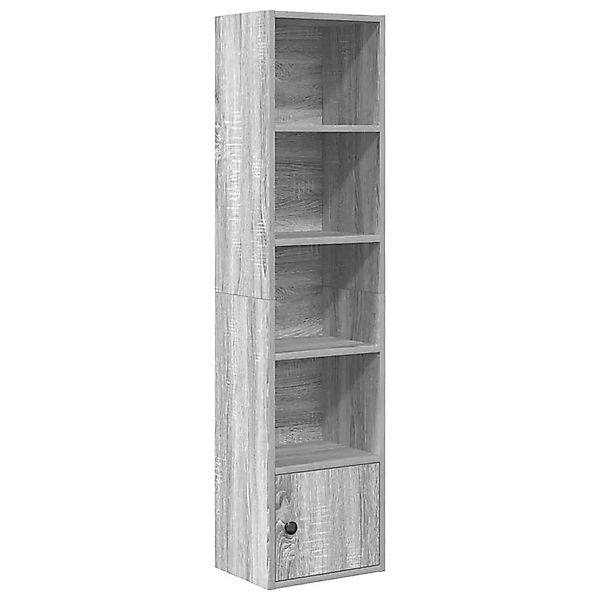 vidaXL Bücherregal Grau Sonoma 31x24x127 cm Holzwerkstoff 860351 günstig online kaufen