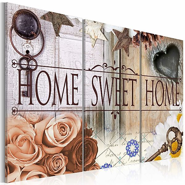 Wandbild - Home In Vintage Style günstig online kaufen