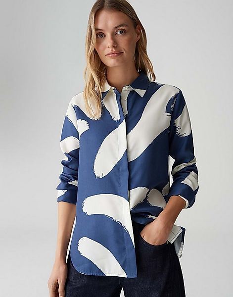 OPUS Langarmbluse FUMIRA BRUSHED Regular aus reiner Viskose lockere Passfor günstig online kaufen