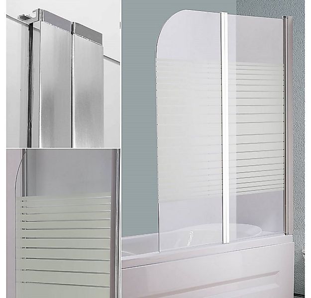 Feel2Home Badewannenaufsatz Klemmmarkise 300cm Balkon Sonnenschutz Grau Son günstig online kaufen