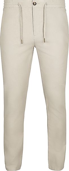 Scotch and Soda Chino Warren Leinen Greige - Größe W 34 - L 32 günstig online kaufen