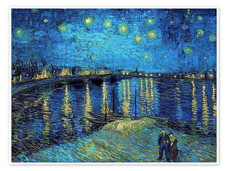 Posterlounge Poster Vincent van Gogh, Sternennacht günstig online kaufen