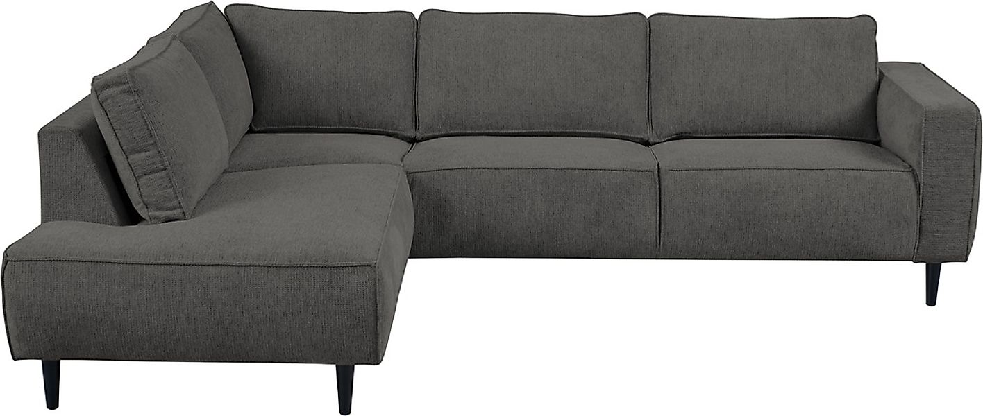 Places of Style Ecksofa »Fumone, Lederoptik oder Soft-Touch Chenille«, Brei günstig online kaufen