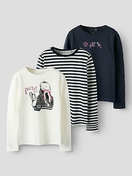 Name It Langarmshirt NKFNIANA 3P LS günstig online kaufen