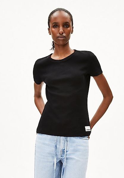 Armedangels T-Shirt KARDAA Damen Ripp-T-Shirt aus Bio-Baumwoll Mix (1-tlg., günstig online kaufen