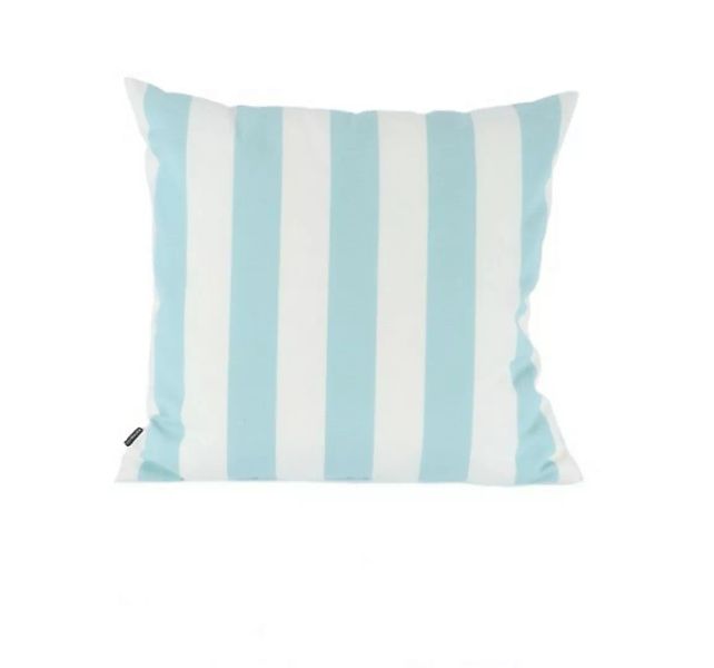 Kissen SOMNIA Streifen weiß/hellblau 48 x 48 cm günstig online kaufen