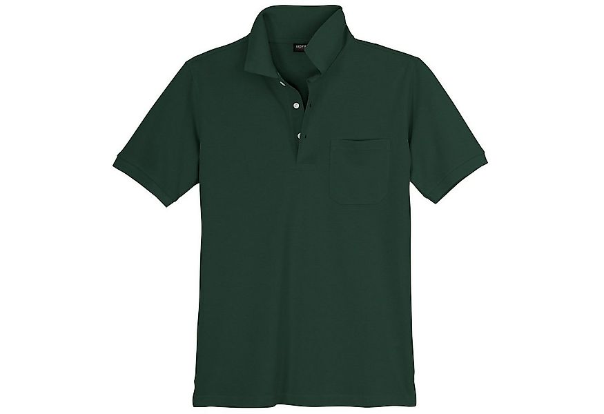 redfield Poloshirt Redfield Piqué Poloshirt XXL dunkelgrün Brusttasche günstig online kaufen