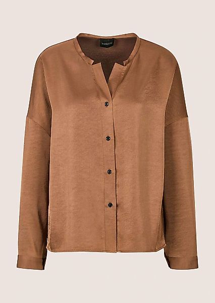 MADELEINE Langarmbluse "Satinbluse Oversized-Bluse mit Glanzeffekt" Satinop günstig online kaufen