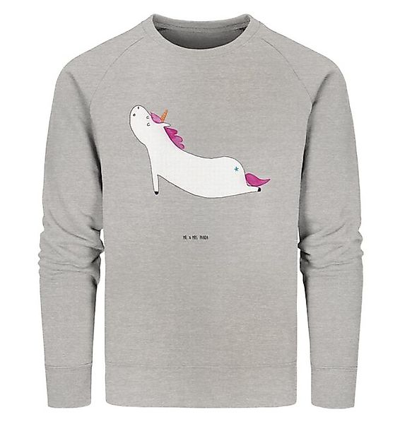 Mr. & Mrs. Panda Longpullover Einhorn Yoga Größe M - Heather Grey - Geschen günstig online kaufen