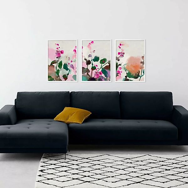 Ana Rut Bre, 'Wild Flowers' 3 x gerahmte Kunstdrucke (A2) - MADE.com günstig online kaufen