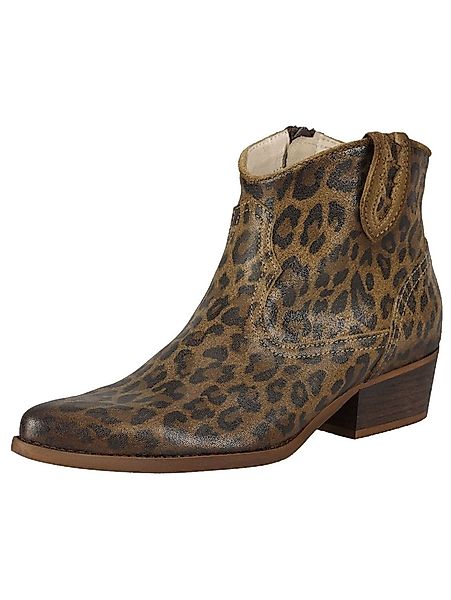 Felmini Stiefelette Veloursleder Cowboy Stiefelette günstig online kaufen