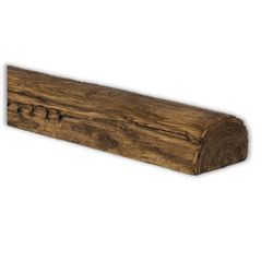 Homestar Deckenleiste Deckenbalken rund Holzimitat Eiche, günstig online kaufen