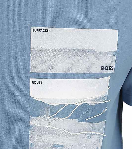 BOSS T-shirt Dune Blau - Größe L günstig online kaufen
