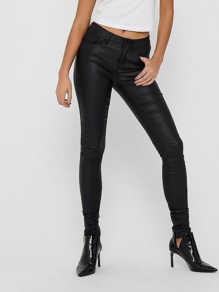 ONLY Lederimitathose ONLANNE K MID WAIST COATED PNT NOOS günstig online kaufen