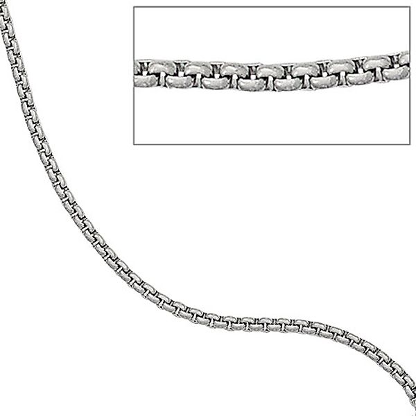 SIGO Venezianerkette rund Edelstahl 1,8 mm 80 cm Halskette Kette Karabiner günstig online kaufen