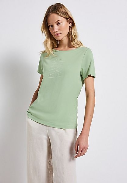 STREET ONE Shirttop mit Wording Print günstig online kaufen