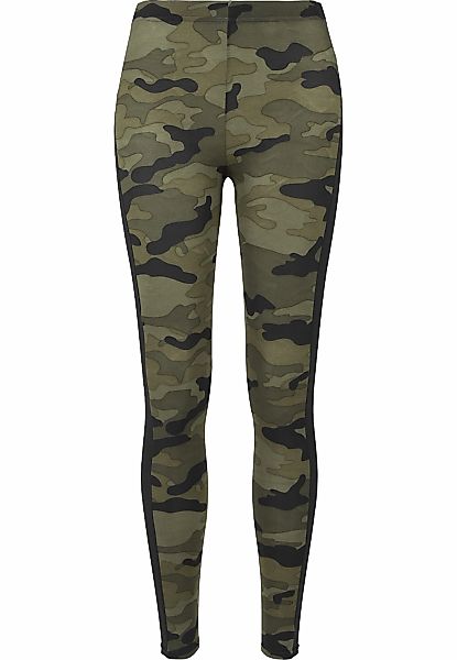 URBAN CLASSICS Leggings "Urban Classics Damen Ladies Camo Stripe Leggings" günstig online kaufen