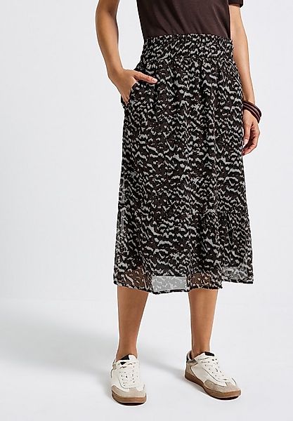 STREET ONE Midirock mit All-Over Print günstig online kaufen