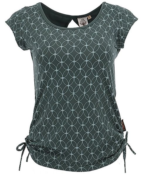 Guru-Shop T-Shirt Yoga -T-Shirt aus Bio-Baumwolle Flower of life.. Festival günstig online kaufen