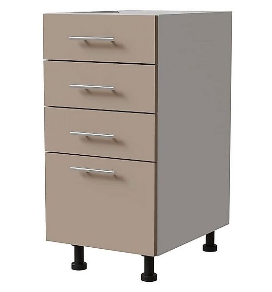 Feldmann-Wohnen Unterschrank Brerra (D4/40, 4 Schubladen - REJS Comfort Box günstig online kaufen