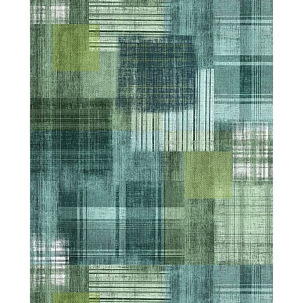 Komar Vliestapete »Digitaldruck Vlies - Patchy Plaid - Größe 200 x 250 cm« günstig online kaufen
